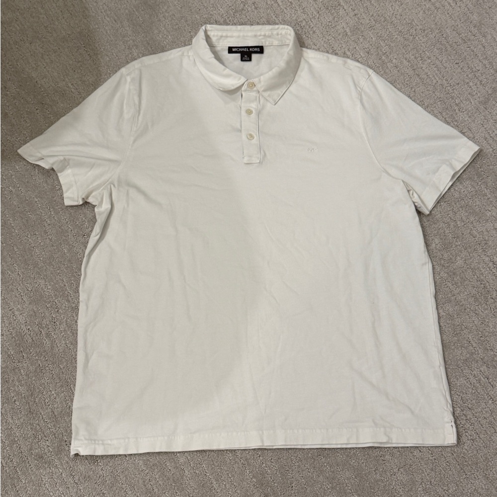 Michael Kors Crisp White Polo Shirt